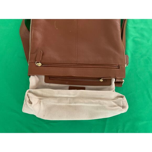 Radley London Brown medium zip-top leather crossbody bag - Picture 13 of 16